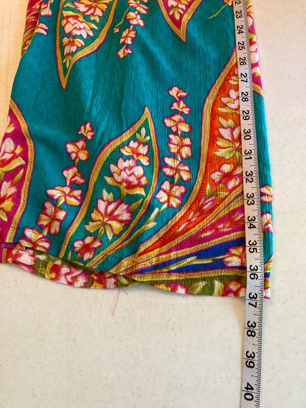 Haute Hippie Multicolor Floral Elastic-Waist Palazzo Pants - Picture 7 of 8